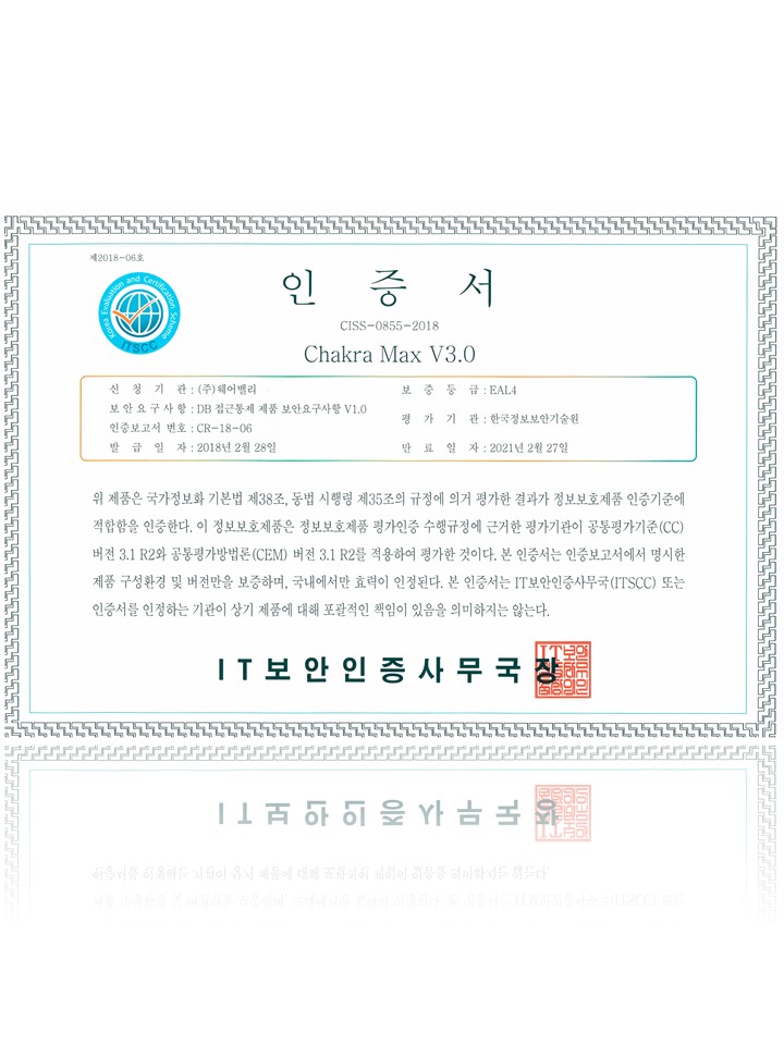 CC Certificate CR-18-06